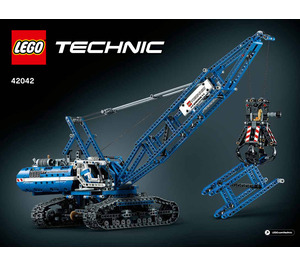 LEGO Crawler Crane Set 42042 Instructions