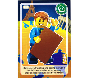 LEGO Create the World Card 002 - Sam