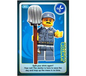 LEGO Create the World Carte 003 - Janitor