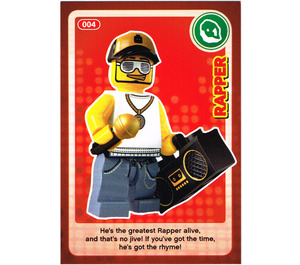 LEGO Create the World Card 004 - Rapper
