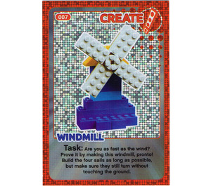 LEGO Create the World Card 007 - Windmill [Foil]