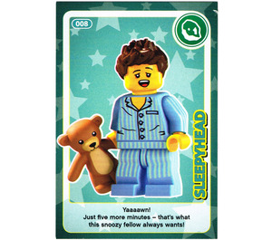 LEGO Create the World Card 008 - Sleepyhead