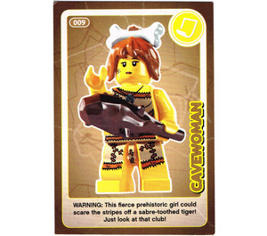 LEGO Create the World Card 009 - Cave Woman