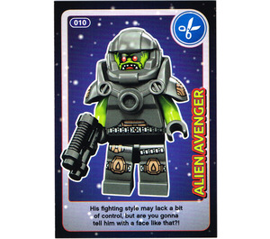 LEGO Create the World Card 010 - Alien Avenger
