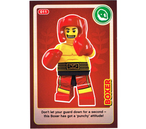 LEGO Create the World Card 011 - Boxer