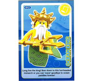 LEGO Create the World Card 012 - Ocean King