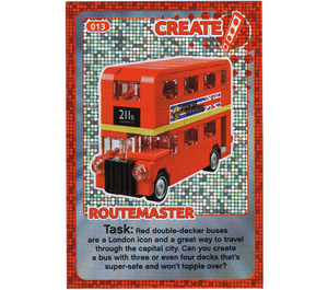 LEGO Create the World Card 013 - Routemaster [foil]