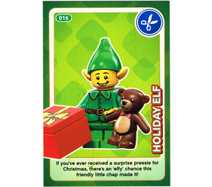 LEGO Create the World Card 016 - Holiday Elf