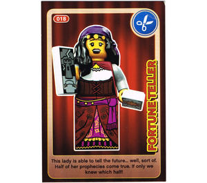 LEGO Create the World Card 018 - Fortune Teller