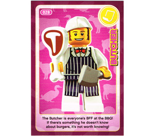 LEGO Create the World Card 028 - Butcher
