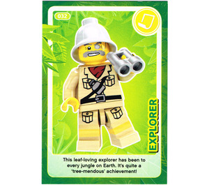 LEGO Create the World Card 032 - Explorer