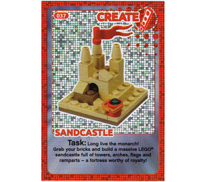 LEGO Create the World Card 037 - Sandcastle [foil]