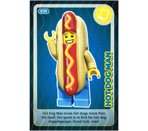 LEGO Create the World Card 039 - Hot Dog Man