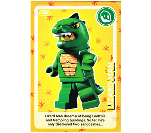 LEGO Create the World Card 040 - Lizard Man