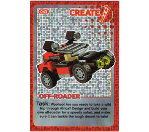 LEGO Create the World Card 043 - Off-Roader [foil]