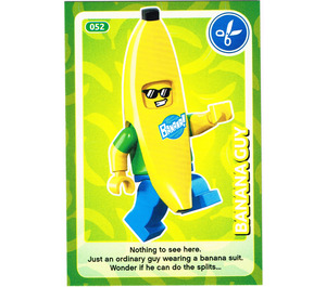 LEGO Create the World Card 052 - Banana Guy