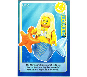LEGO Create the World Card 053 - Mermaid