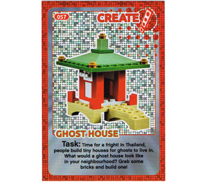 LEGO Create the World Card 057 - Ghost House [foil]