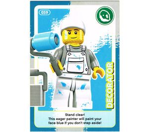 LEGO Create the World Card 059 - Decorator