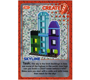 LEGO Create the World Card 061 - Skyline [foil]
