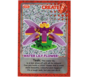 LEGO Create the World Card 070 - Water Lily Blume [foil]