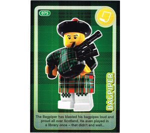 LEGO #075 BESTPRICE BAGPIPER CREATE THE WORLD TRADING CARD NEW GIFT 