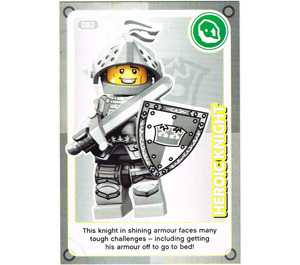 LEGO Create the World Card 082 - Heroic Knight