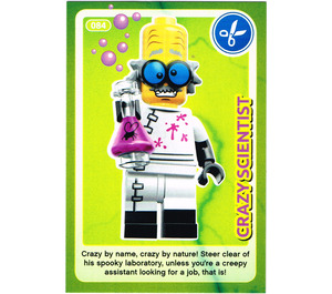 LEGO Create the World Card 084 - Crazy Scientist