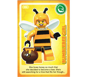 LEGO Create the World Card 086 - Bumblebee Girl