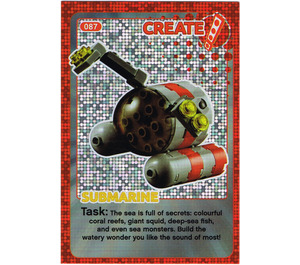LEGO Create the World Card 087 - Submarine [foil]
