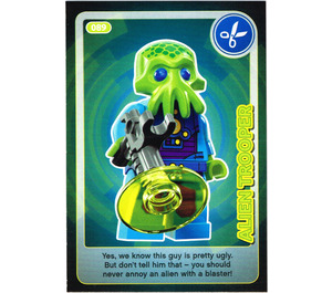LEGO Create the World Card 089 - Alien Trooper