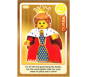 LEGO Create the World Card 092 - Queen
