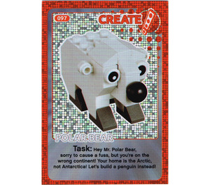 LEGO Create the World Card 097 - Polar Bear [foil]
