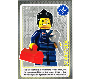 LEGO Create the World Card 115 - Mechanic