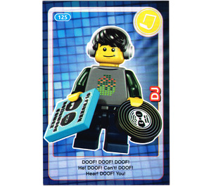 LEGO Create the World Card 125 - DJ