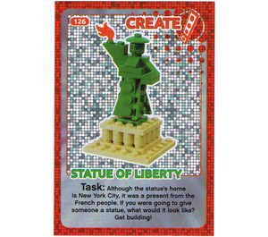 LEGO Create the World Card 126 - Statue Of Liberty [foil]