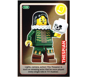 LEGO Create the World Card 129 - Thespian