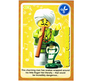 LEGO Create the World Card 130 - Snake Charmer