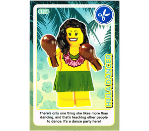 LEGO Create the World Card 137 - Hula Dancer