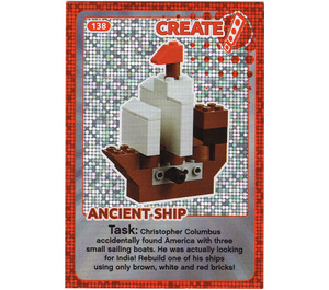 LEGO Create the World Card 138 - Ancient Ship [foil]