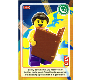 LEGO Create the World Card 139 - Lily