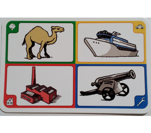 LEGO Creationary Game Card with Camel
