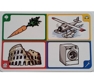 LEGO Creationary Game Card met Wortel