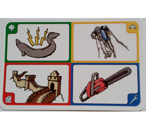 LEGO Creationary Game Card with Electric Eel