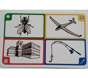 LEGO Creationary Game Card met Fly