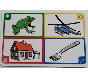 LEGO Creationary Game Card with Frog