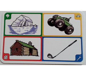 LEGO Creationary Game Card with Iceberg