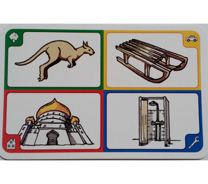 LEGO Creationary Game Card with Kangaroo