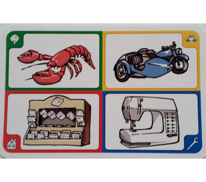 LEGO Creationary Game Card with Lobster