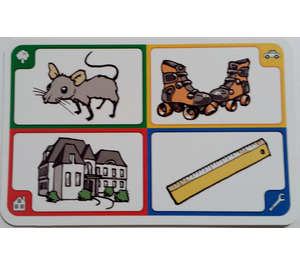 LEGO Creationary Game Card with Mouse